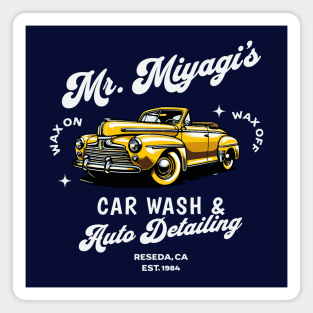 Mr. Miyagi's Car Wash & Auto Detailing - Reseda, CA Est. 1984 Magnet